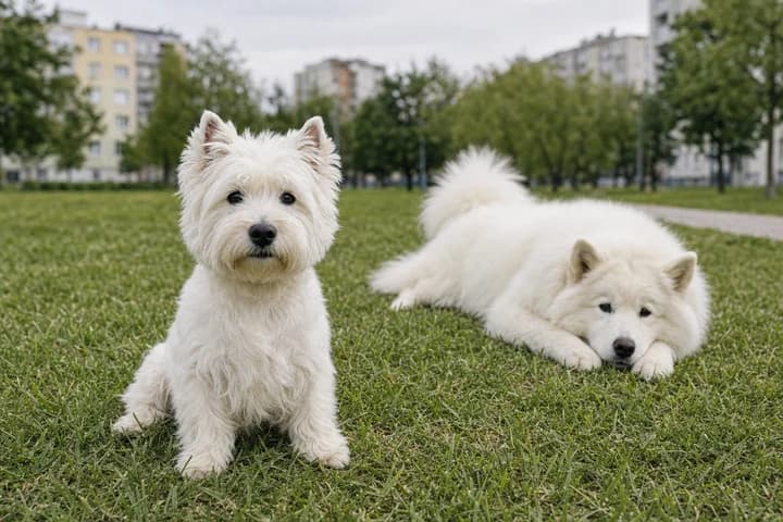 Biały pies - białe rasy psów i jak dbać o białą sierść