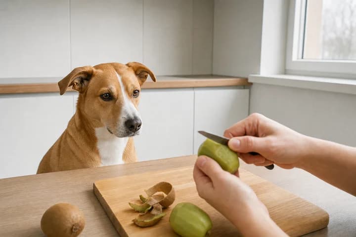Czy pies może jeść kiwi? Tak, ale obrane i pokrojone