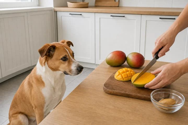 Czy pies może jeść mango? Tak, ale bez skórki i pestki