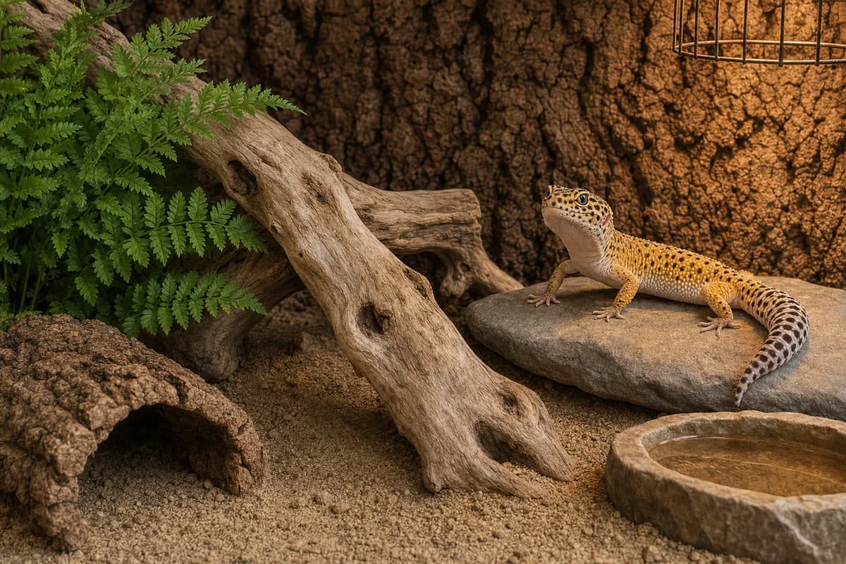 Dekoracje do terrarium - korzenie, kamienie i rośliny: co jest bezpieczne