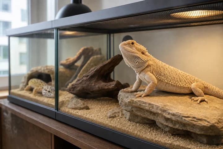 Gekon lamparci czy agama brodata — którego gada wybrać na pierwszego?