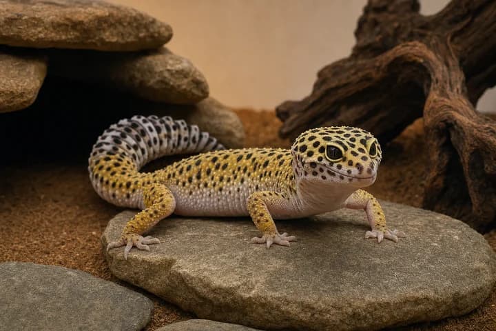 Gekon lamparci — kompletny poradnik opieki: terrarium, karmienie i zdrowie