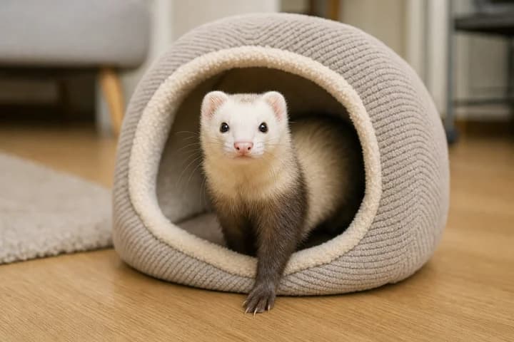 Głucha fretka - jak się z nią porozumiewać i jak dbać o bezpieczeństwo