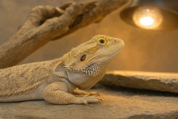 Ile żyje agama brodata i od czego to zależy