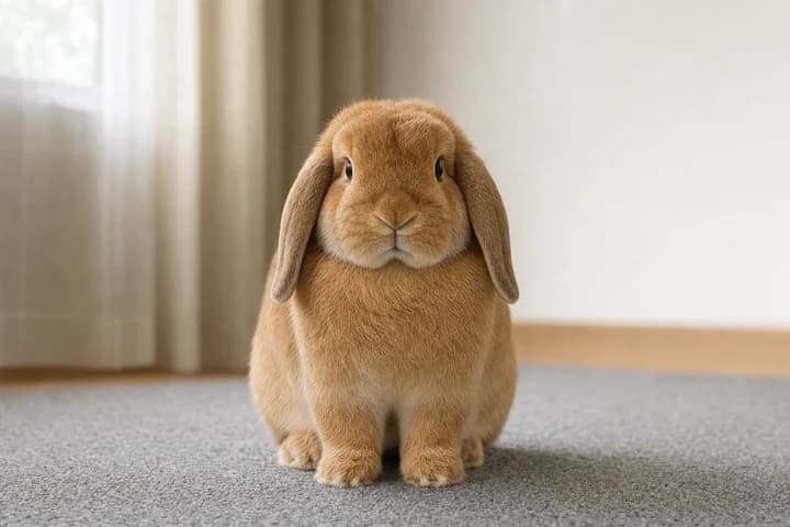 Królik baranek (mini lop) — rasa, charakter i opieka