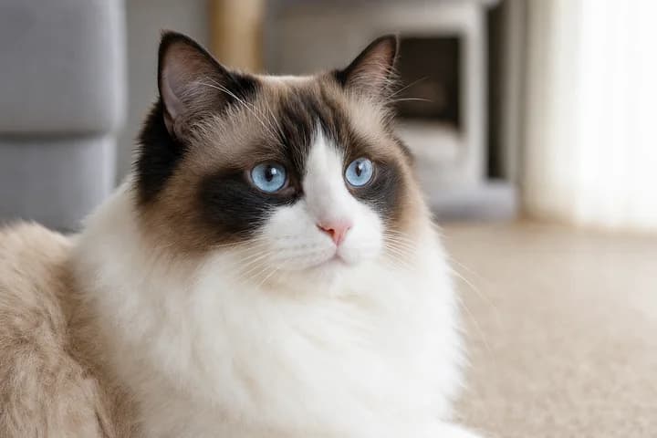 Ragdoll — charakter, wygląd, pielęgnacja i zdrowie rasy