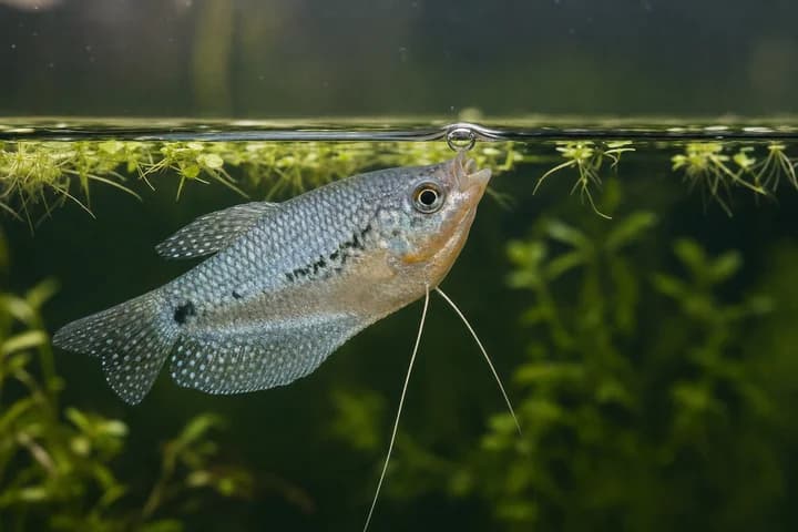Ryby labiryntowe - bojowniki, gurami i prętniki: dlaczego oddychają powietrzem