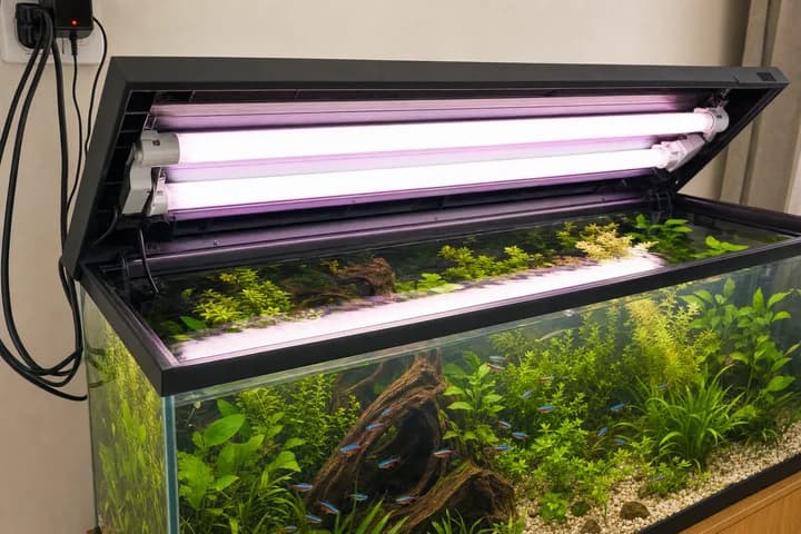 Świetlówki T8 do akwarium — Sun-Glo, Aqua-Glo, Power-Glo, Flora-Glo: czym się różnią