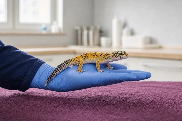 Weterynarz od gadów - jak go znaleźć, o co pytać na pierwszej wizycie i jak przewieźć gada