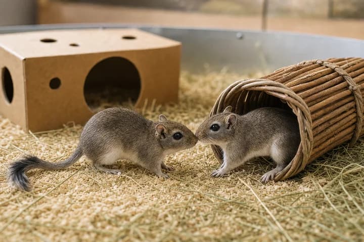 Wybieg dla myszoskoczka — jak bezpiecznie wypuścić parę poza terrarium