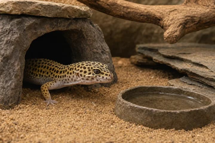 Wyposażenie terrarium — lista rzeczy na start (wyprawka dla gada)