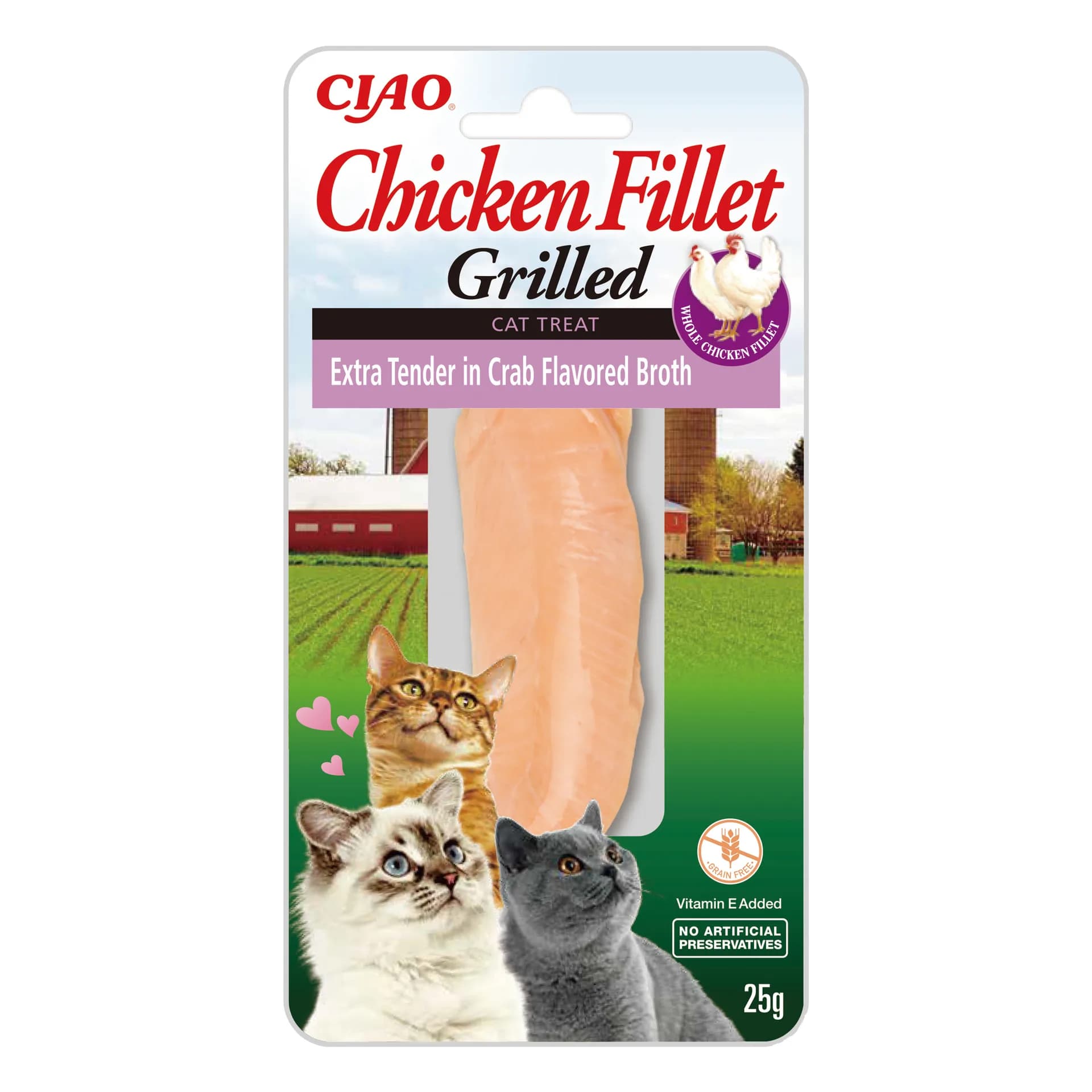 INABA Cat Chicken Fillet In Crab Broth 25 g