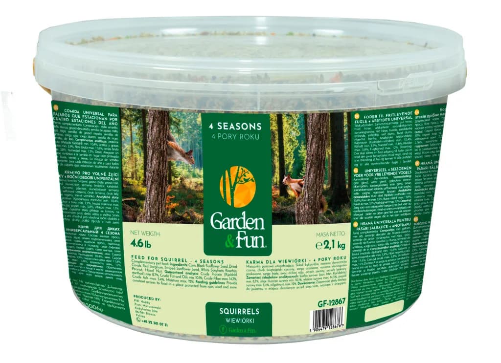 Garden&Fun karma dla wiewiórek 4 pory roku 2,1 kg