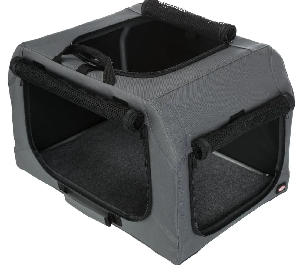 Trixie Buda domowa Easy Soft Kennel – szary, S-M