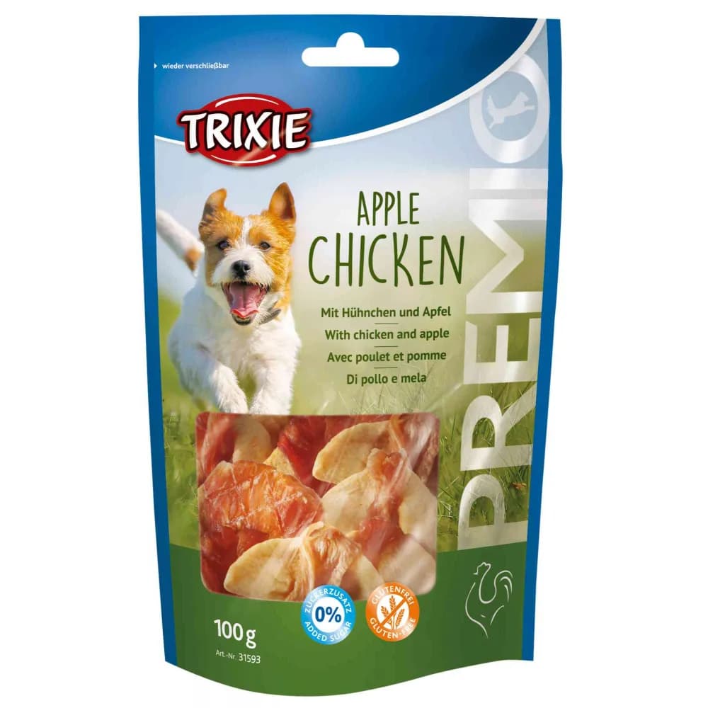 Trixie Premio przysmak dla dorosłych psów jabłko i kurczak 100 g