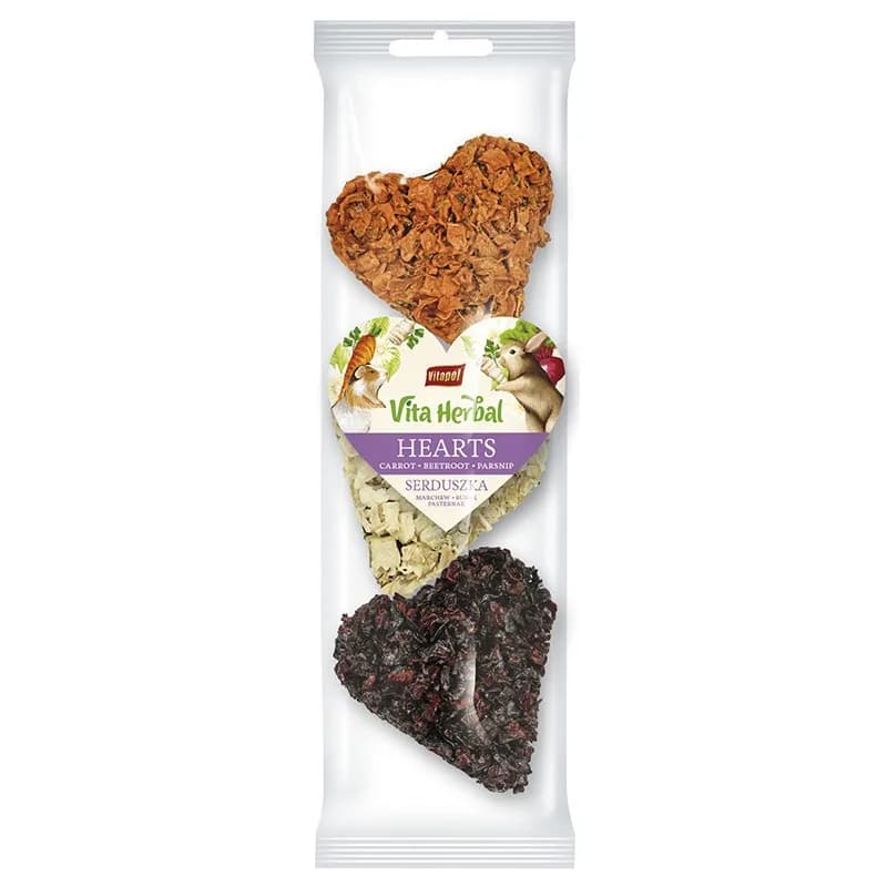 Vitapol Vita Herbal Serca przysmak dla gryzoni i królika mix warzywny 3 szt.