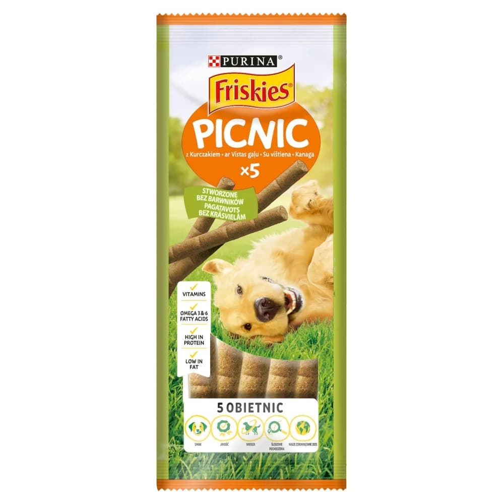 Friskies Purina Picnic przysmak dla dorosłych psów z kurczakiem 42 g