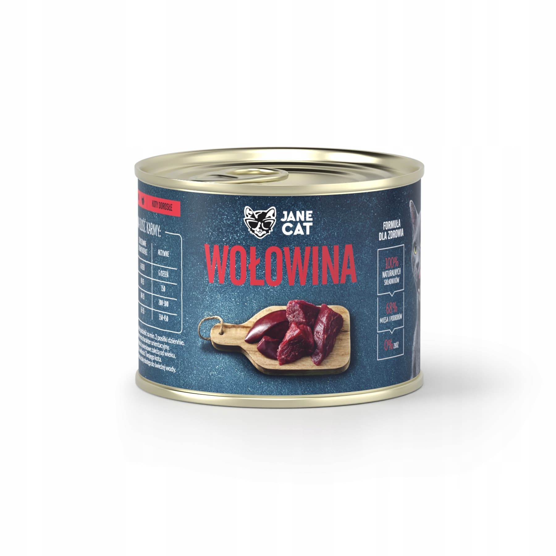 Jane Cat Premium karma mokra dla kota wołowina