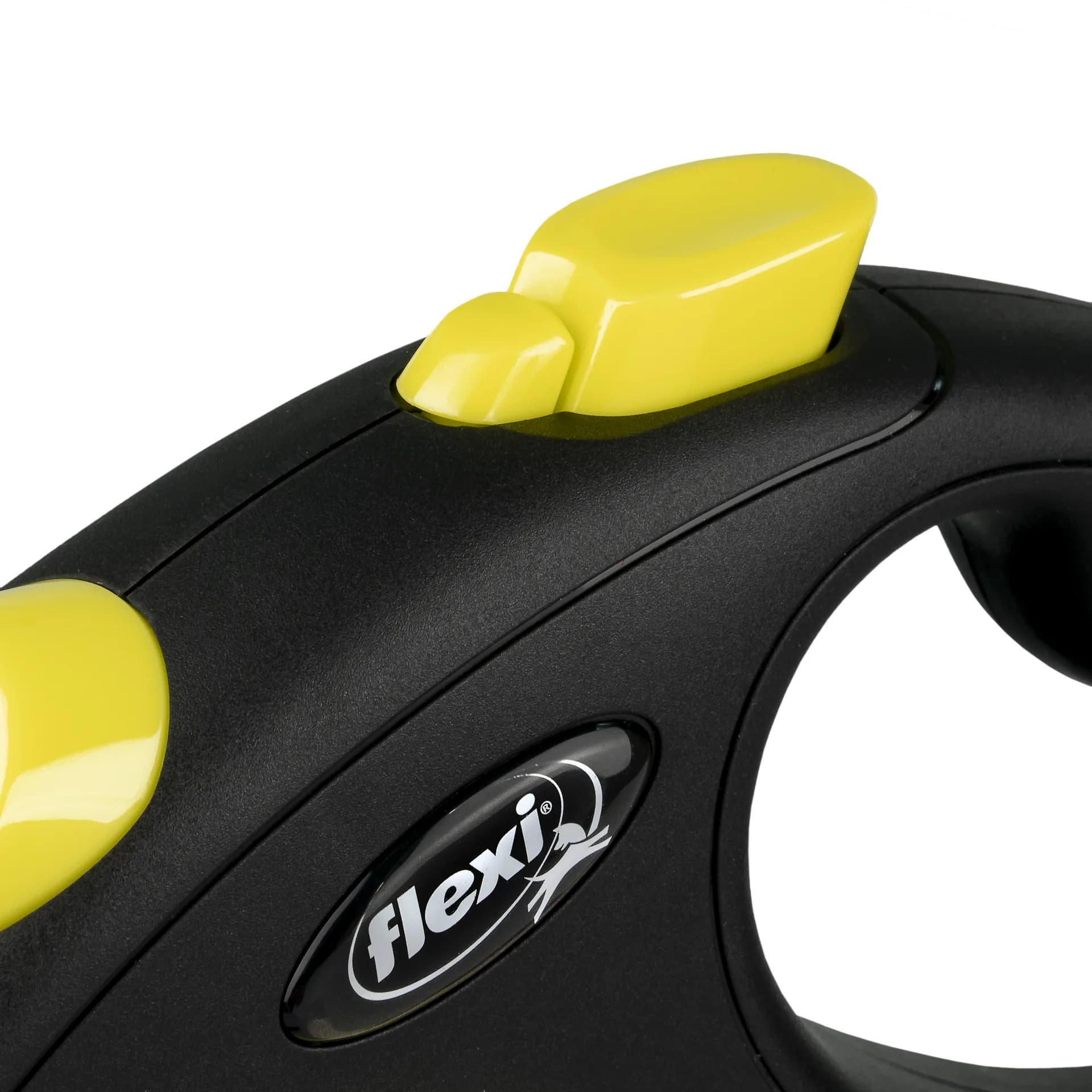 Flexi New Neon smycz automatyczna dla psa taśma – żółty, do 25 kg