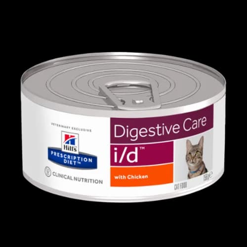 Hill's Pd Feline Prescription Diet i/d Digestive Care karma mokra dla dorosłych kotów kurczak 156 g