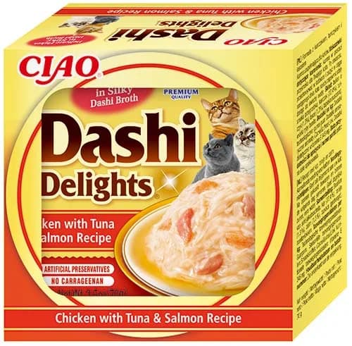 INABA Cat Dashi Delights Chicken, Tuna & Salmon 70 g