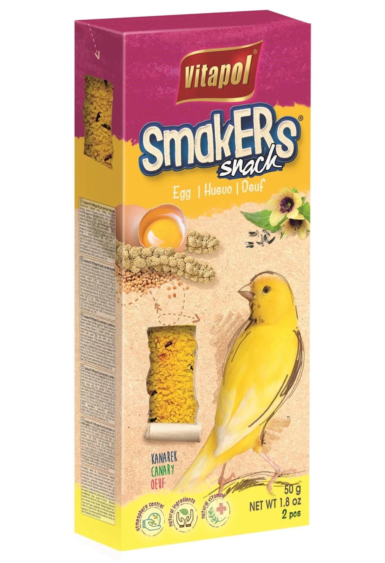 Vitapol Smakers przysmak dla kanarka jajeczny 2 szt.