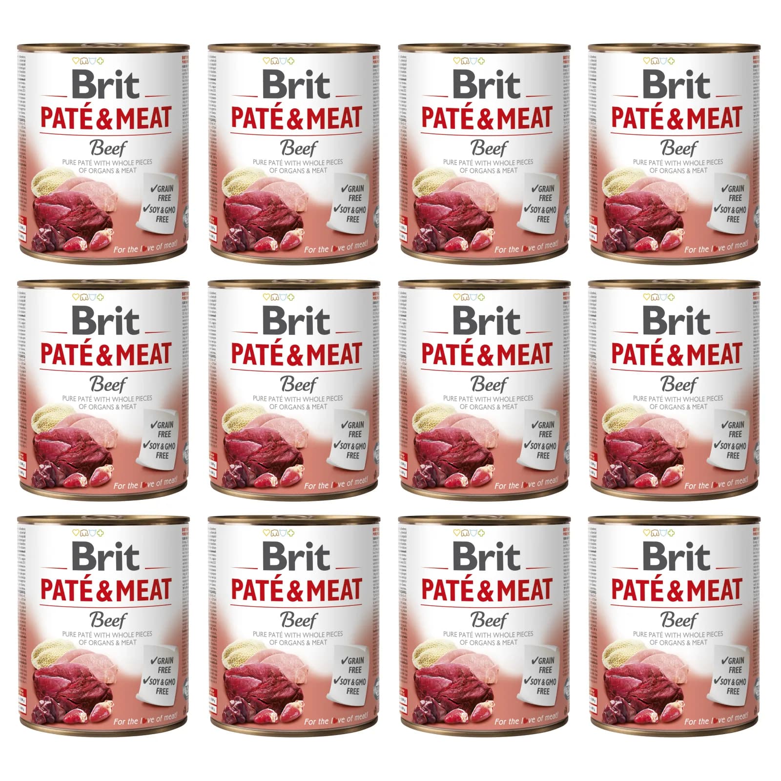 Brit Pate & Meat Beef mokra karma dla psa z wołowiną – 400 g