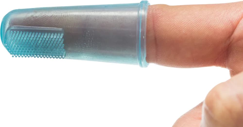 Trixie zestaw silikonowych szczoteczek do zebów dla psa i kota 6 cm 2 szt.
