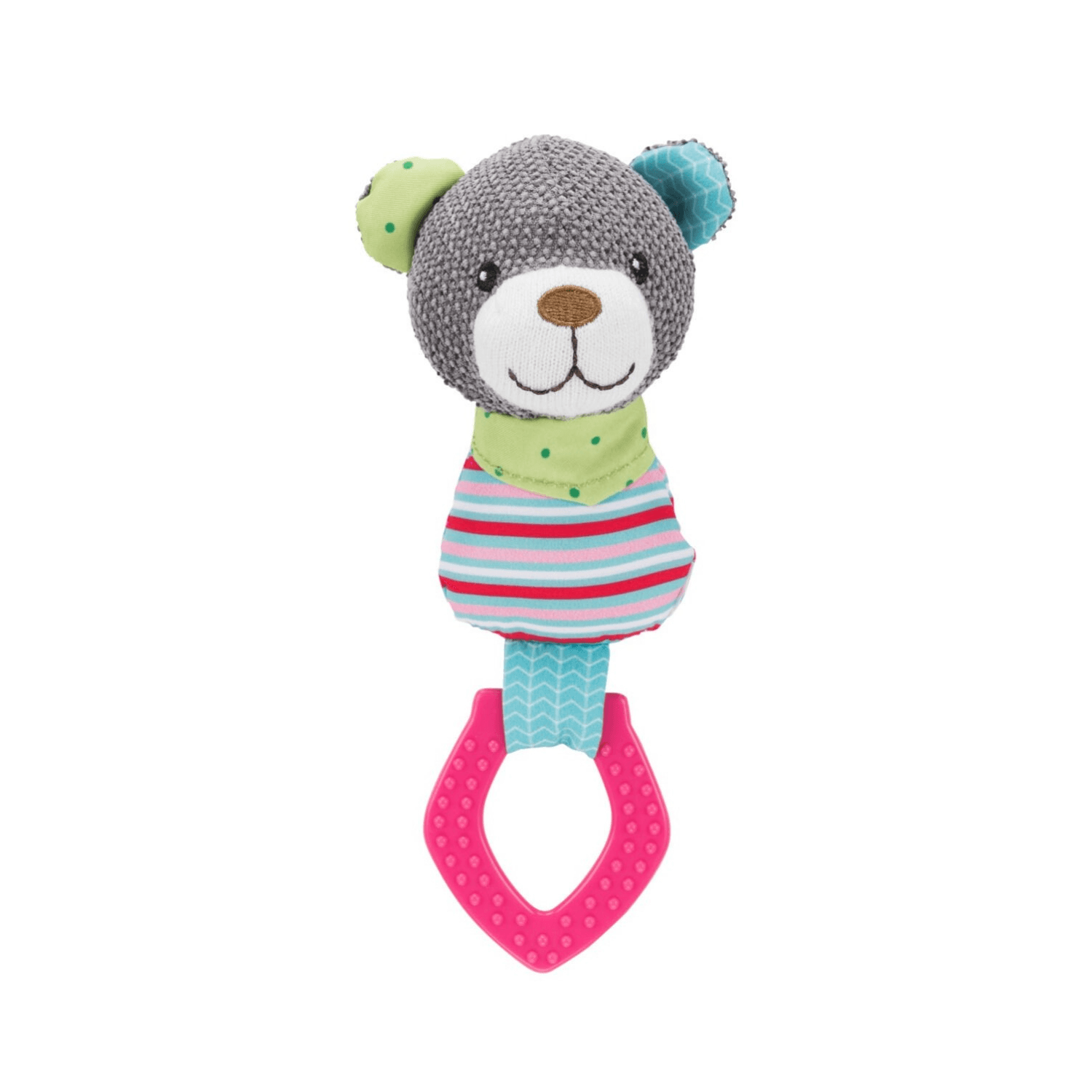 Trixie Miś Junior zabawka dla szczeniąt z ringiem 23 cm