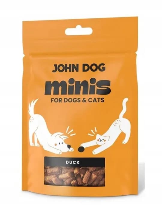 John Dog Minis przysmaki dla psa i kota kaczka 80 g
