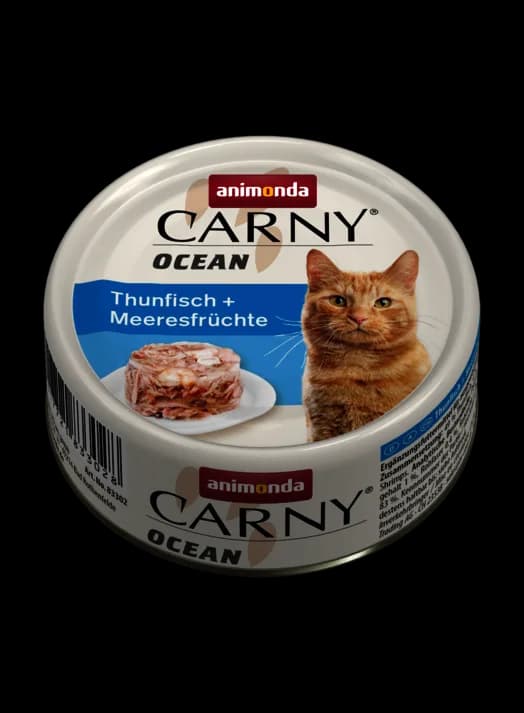 Animonda Carny Ocean kot karma mokra dla dorosłych kotów Tuńczyk i owoce Morza 80 g