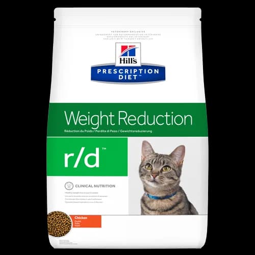 Hill's Pd Feline Prescription Diet r/d Weight Reduction karma sucha dla dorosłych kotów 1,5 kg