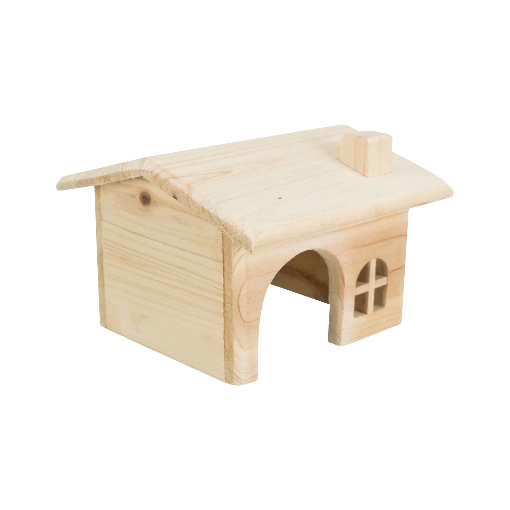 Trixie Domek dla gryzoni drewno sosnowe 15 x 11 x 15 cm