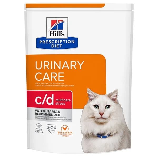 Hill's Prescription Diet c/d Multicare Stress Urinary Care karma sucha dla dorosłych kotów z kurczakiem 3 kg