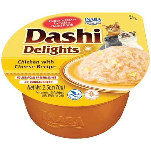INABA Cat Dashi Delights Chicken & Cheese 70 g