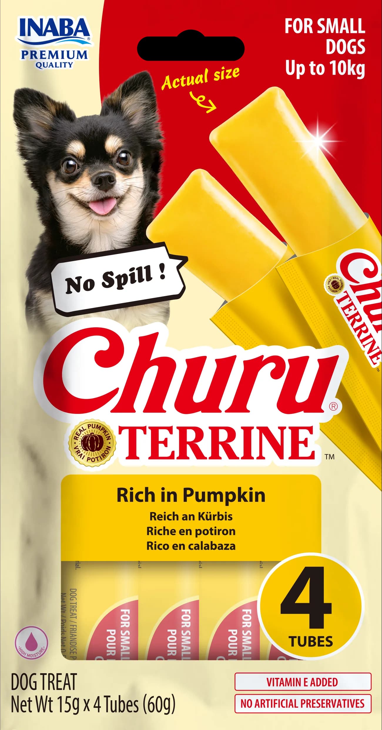 INABA Dog Churu Terrine Pumpkin 4 × 15 g (60 g)