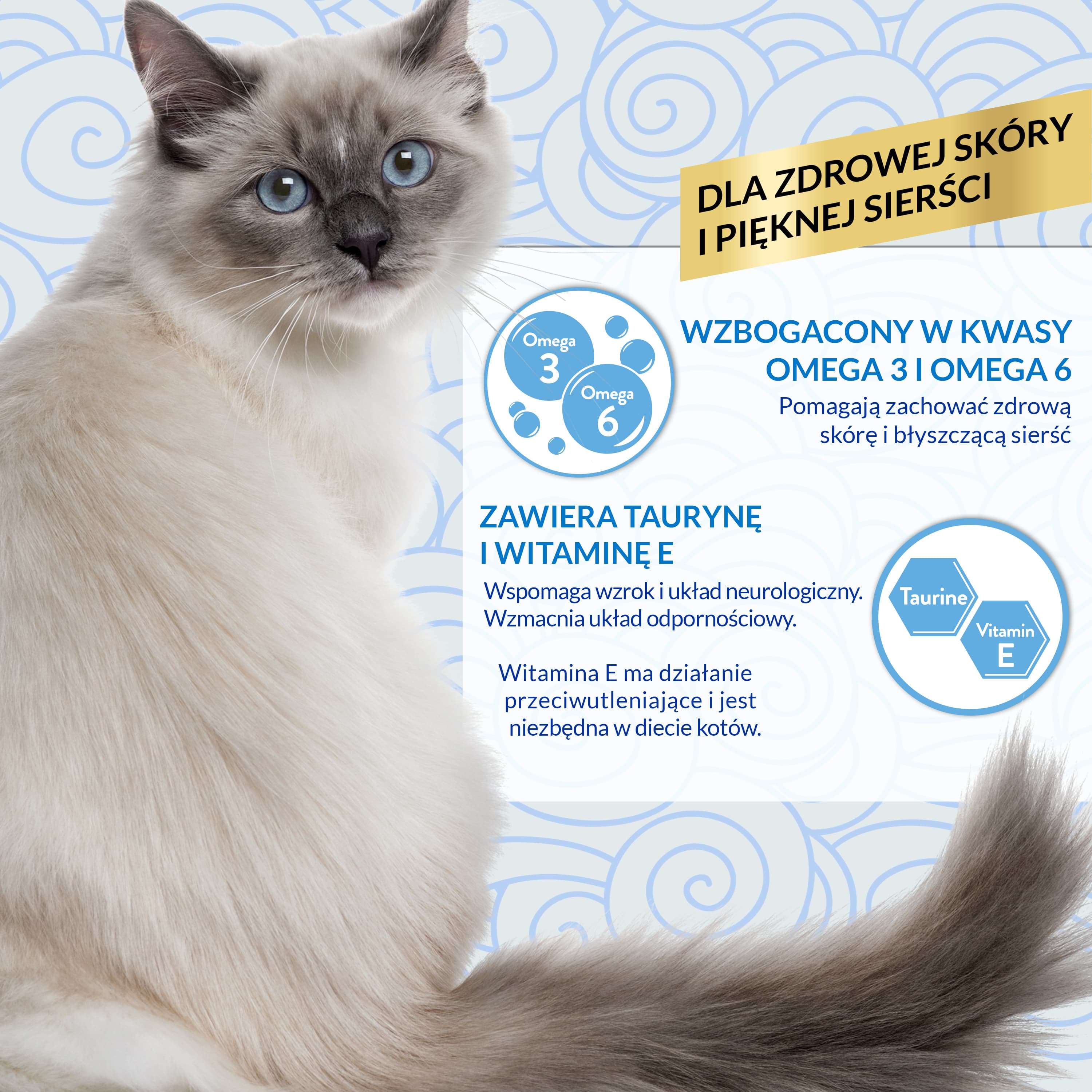 INABA Cat Churu Skin&Coat przysmak dla kotów Tuna Scallop 4 × 14 g
