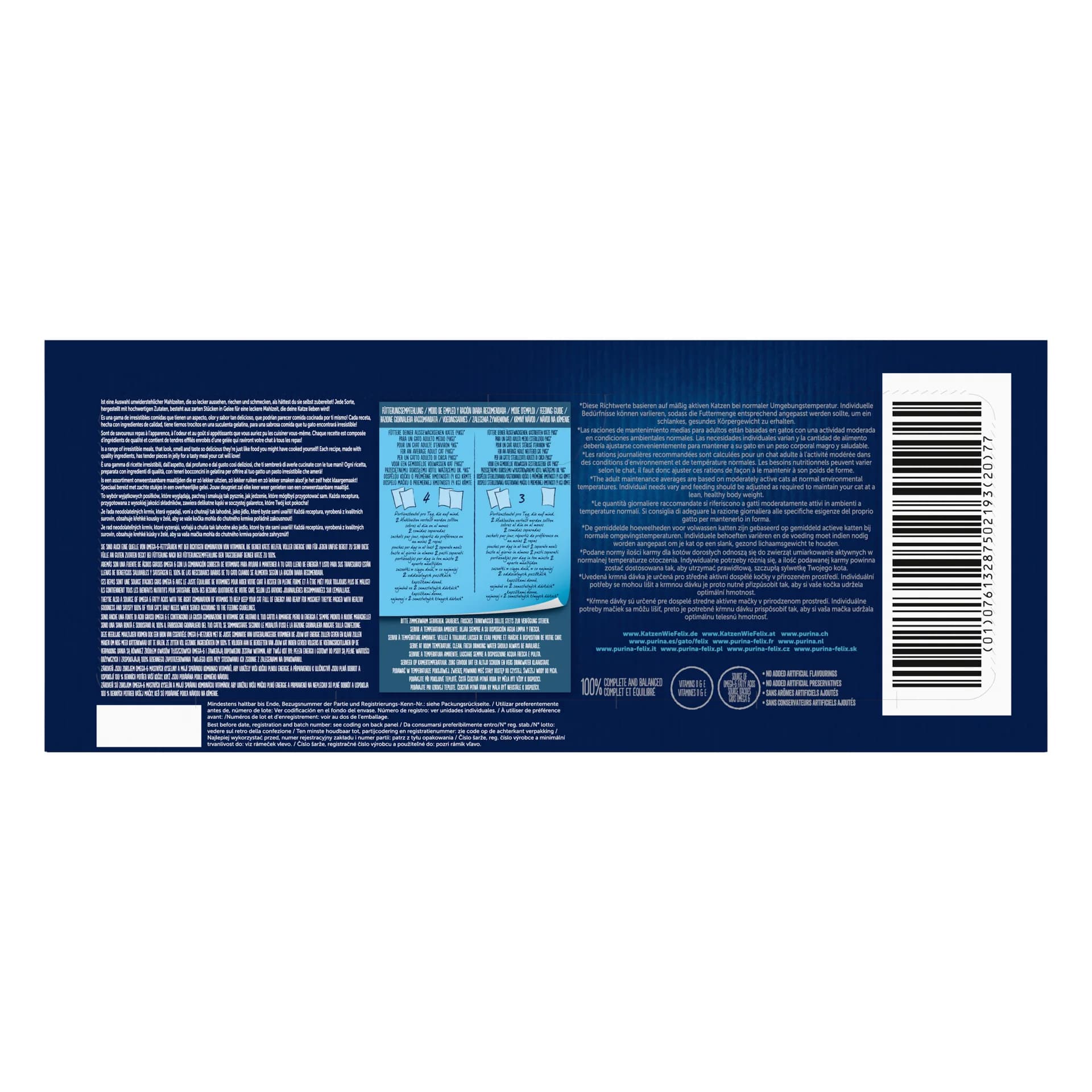 Felix Fantastic mix Wiejskich Smaków mokra karma w galaretce 44 × 85 g