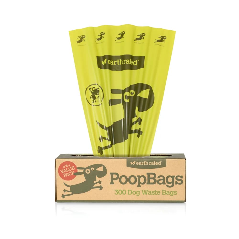 EARTH RATED Lawendowe biodegradowalne worki na psie odchody Poop Bags 300 szt. 33 x 20 cm