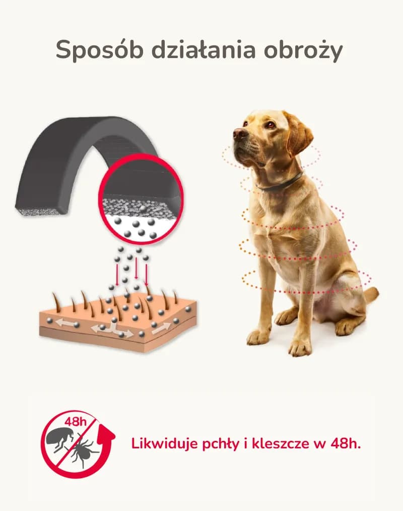 Beaphar Permecta obroża biobójcza