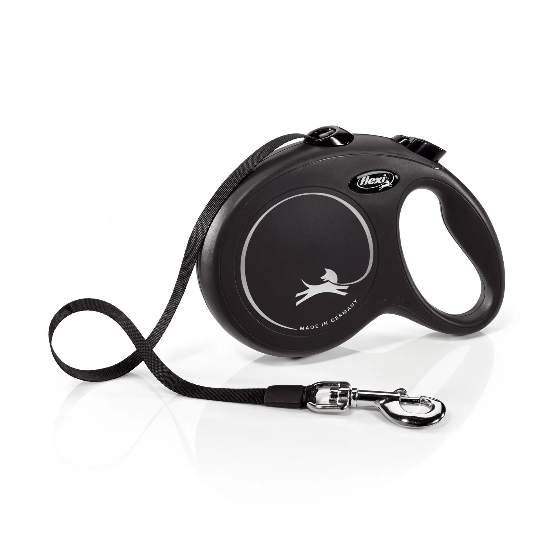 Flexi New Classic smycz automatyczna taśmowa dla psa – L 5 m/50 kg