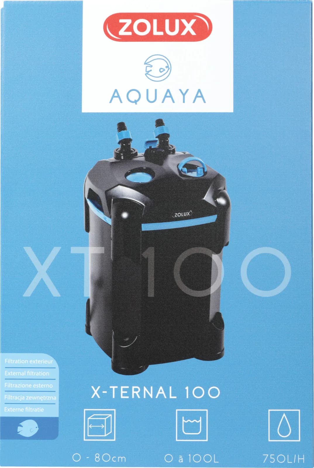 Zolux Aquaya Filtr kubełkowy do akwarium xternal – XTERNAL 100