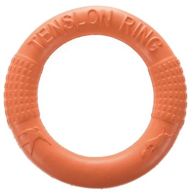 Barry King Zabawka dla psa ring pływający Eva pomarańczowy 17,5 × 2,4 cm