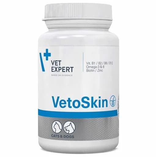 Vet Expert VetoSkin na zaburzenia dermatologiczne 90 Kapsułek