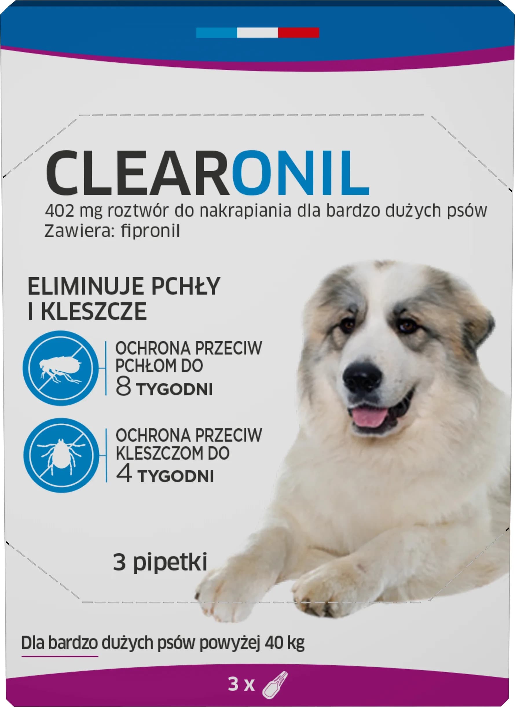 Francodex Clearonil dla psów 3 pipetki