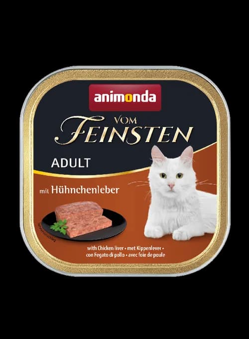 Animonda Vom Feinsten Adult karma mokra z wątróbką drobiową dla kota 100 g