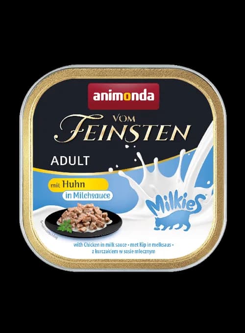 Animonda Vom Feinsten Milkies karma mokra z kurczakiem i nadzieniem mlecznym dla kota 100 g