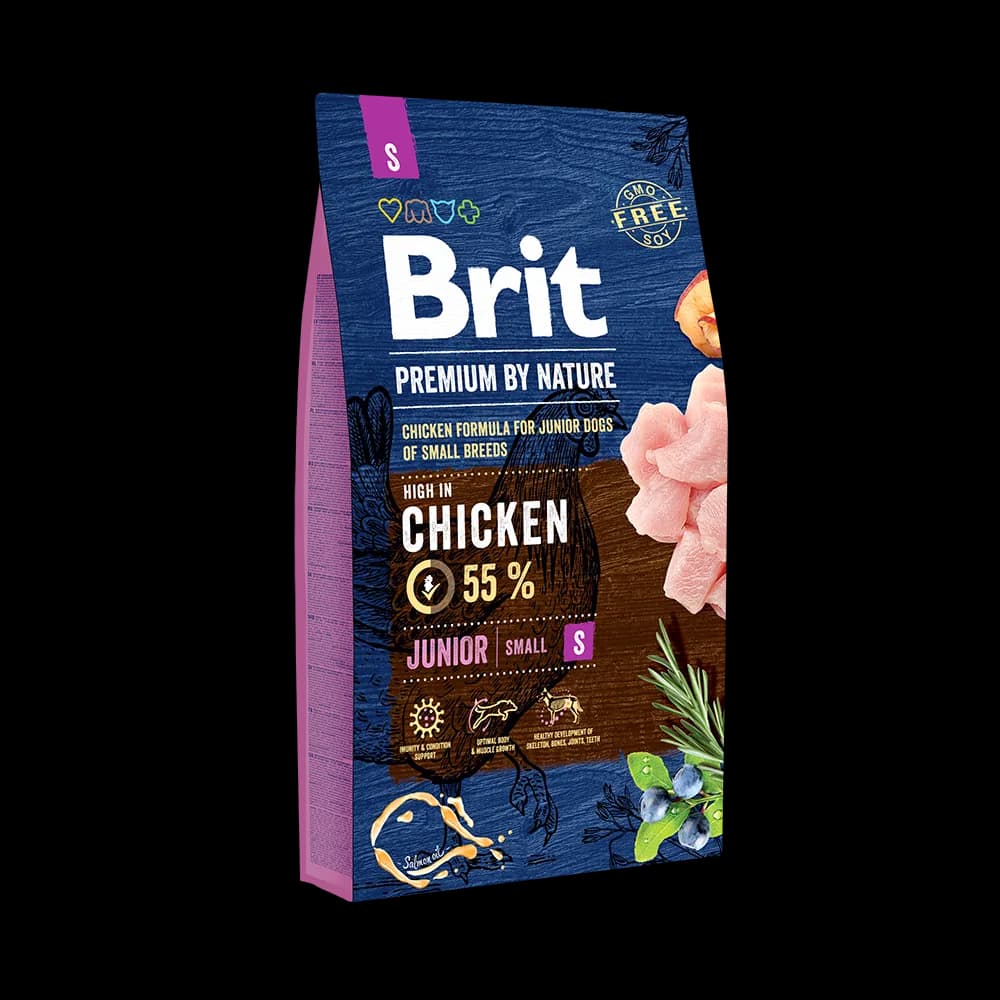 Brit Premium by Nature Junior karma sucha z kurczakiem dla szczeniąt małych ras