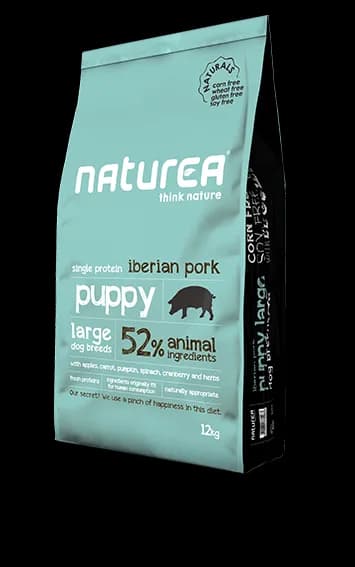 Naturea Naturals Puppy Large Breed Iberyjska Wieprzowina dla psa 12 kg