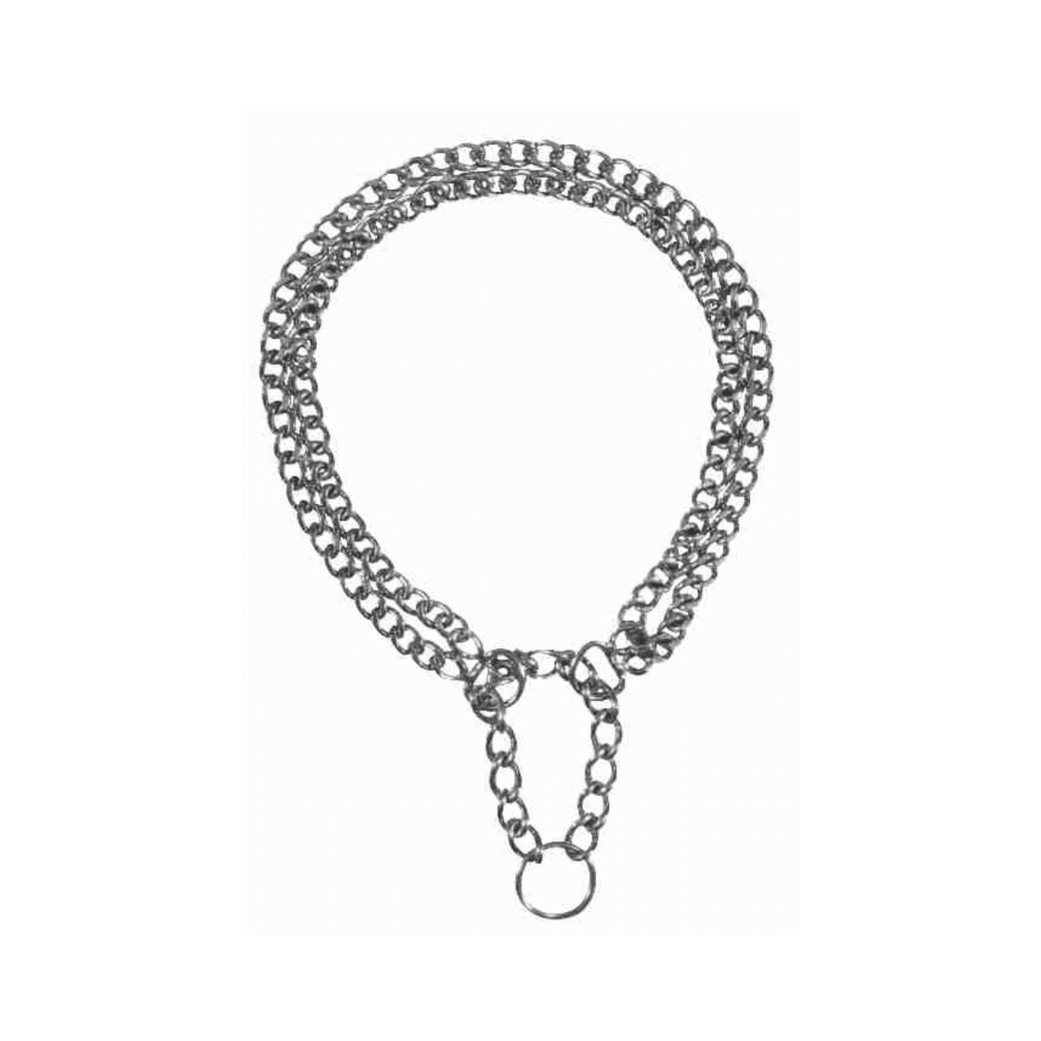 Trixie Kolia metalowa dwurzędowa/trzyrzędowa dla psa dwurzędowa 40 cm 2,0 mm